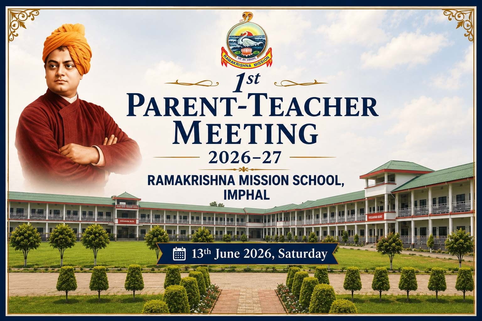 1st Parent-Teacher Meeting (13-06-2026, Saturday) 